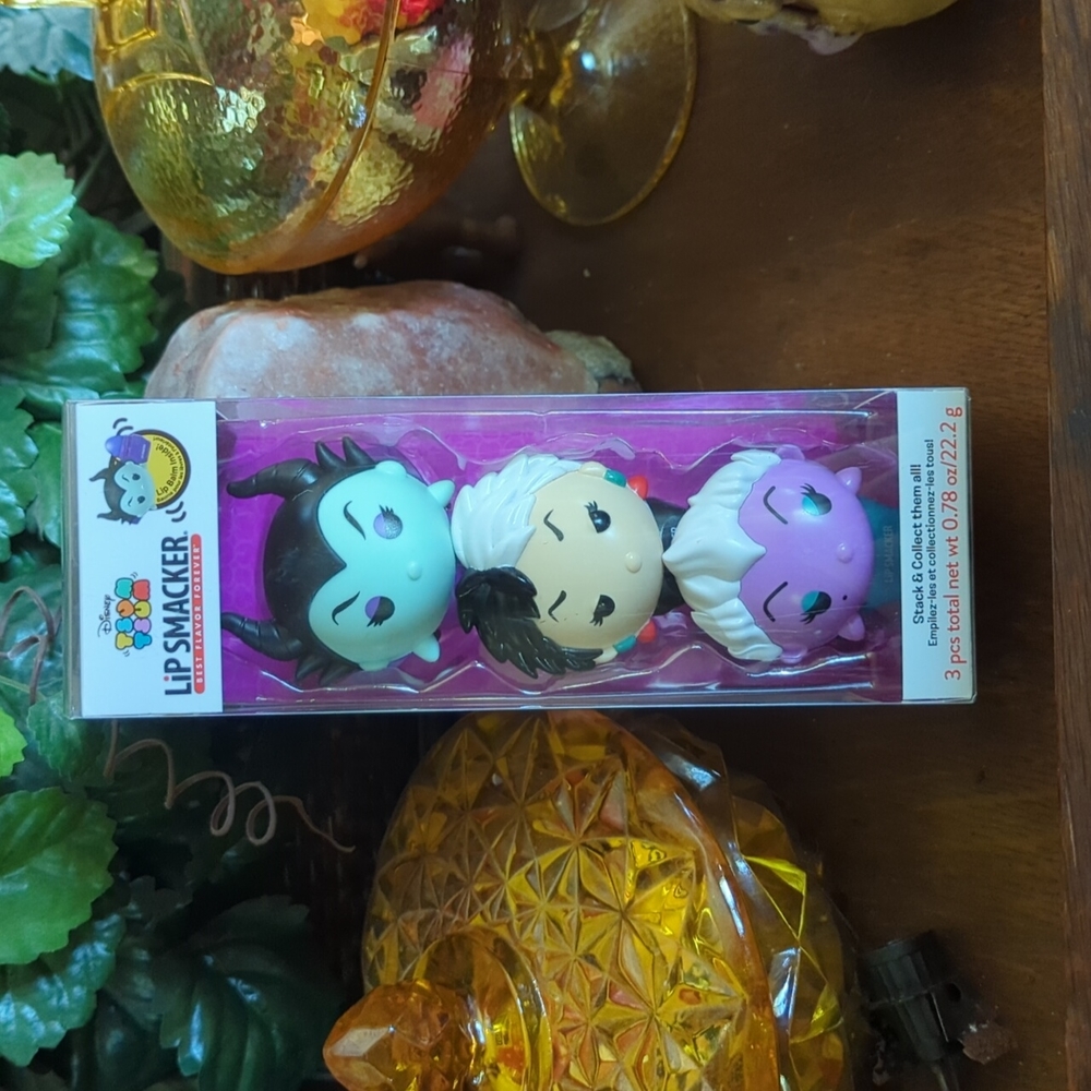 Disney Villans LipSmackers 3pk NIB